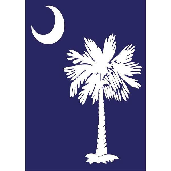 Nunc Patio Supplies 13 x 18 in. South Carolina Garden Flag NU2944243